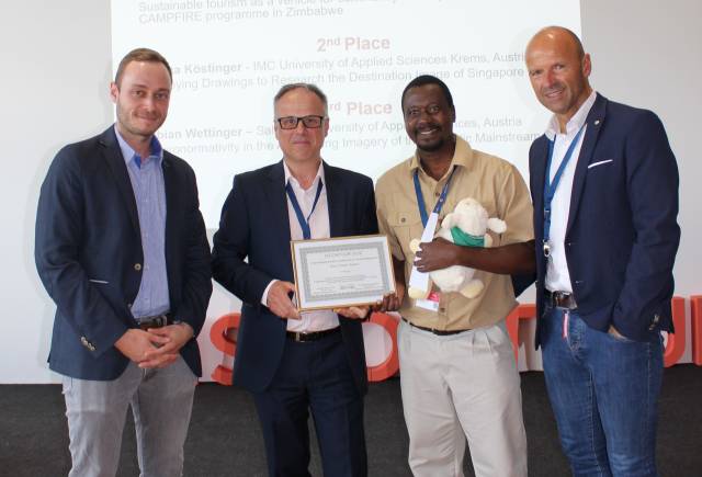 <p>ISCONTOUR best paper Award - 1st Place. Foto: MCI</p>