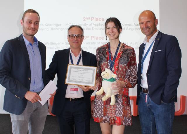 <p>ISCONTOUR best paper Award - 2nd Place. Foto: MCI</p>