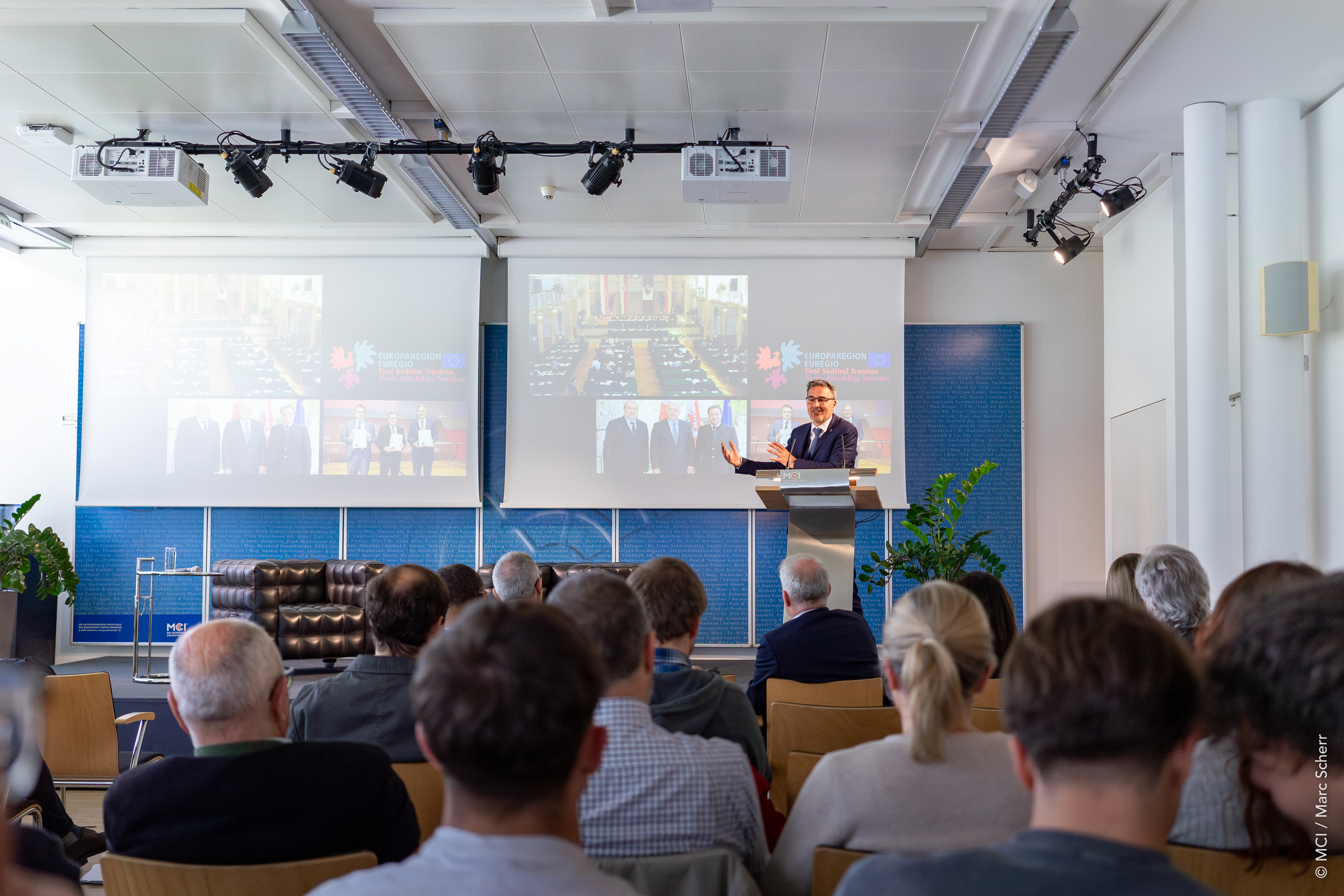 Arno Kompatscher, Governor of South Tyrol & President of Euregio