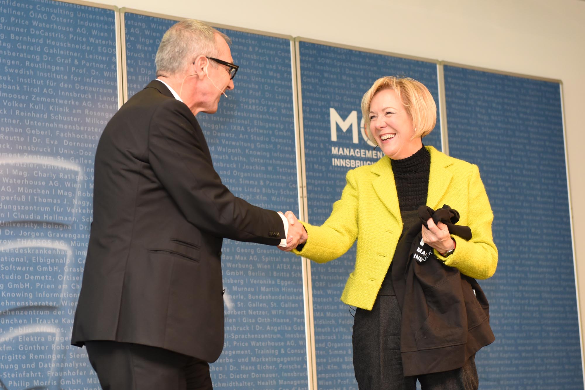 Prof. Dr. Andreas Altmann mit Monika Ribar-Baumann