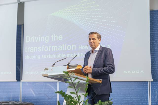 Shaping sustainable mobility: Škoda-CEO Klaus Zellmer at MCI