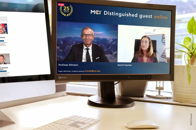 MCI Livetalk with Astrid Hamker on the future of Europe.