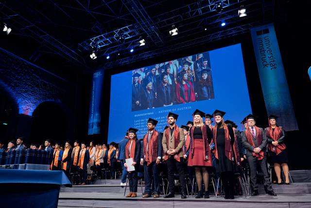 Impressions of the MCI graduation ceremonies 2024 at Congress Innsbruck ©Klaus Maislinger