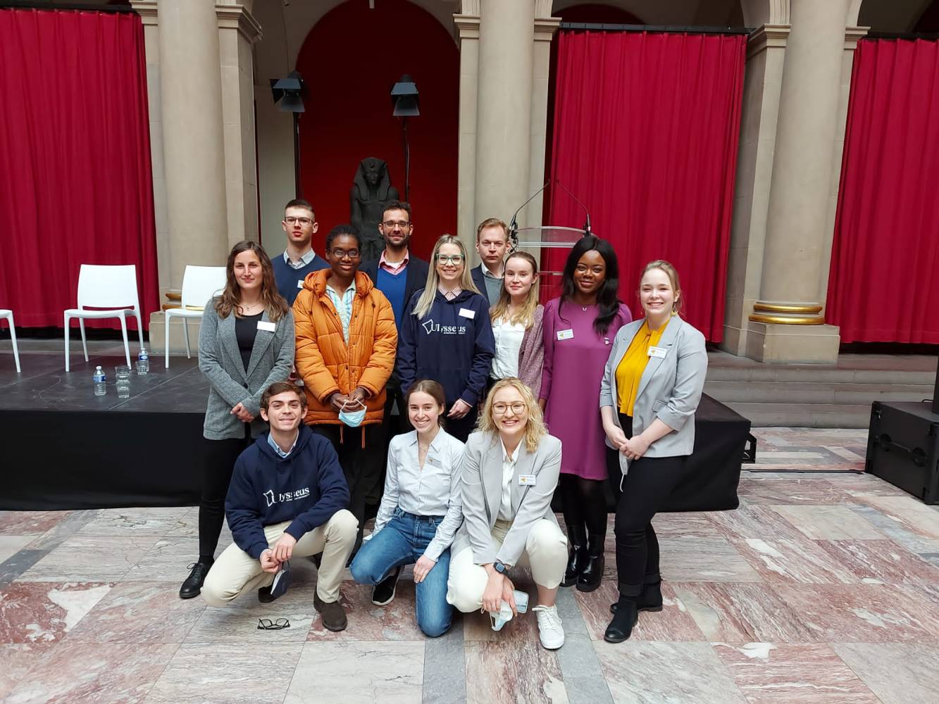 <p>As a partner university of the European University Ulysseus, three MCI students had the opportunity to travel to Strasbourg and participate in the event. ©Helena Berkmann</p>