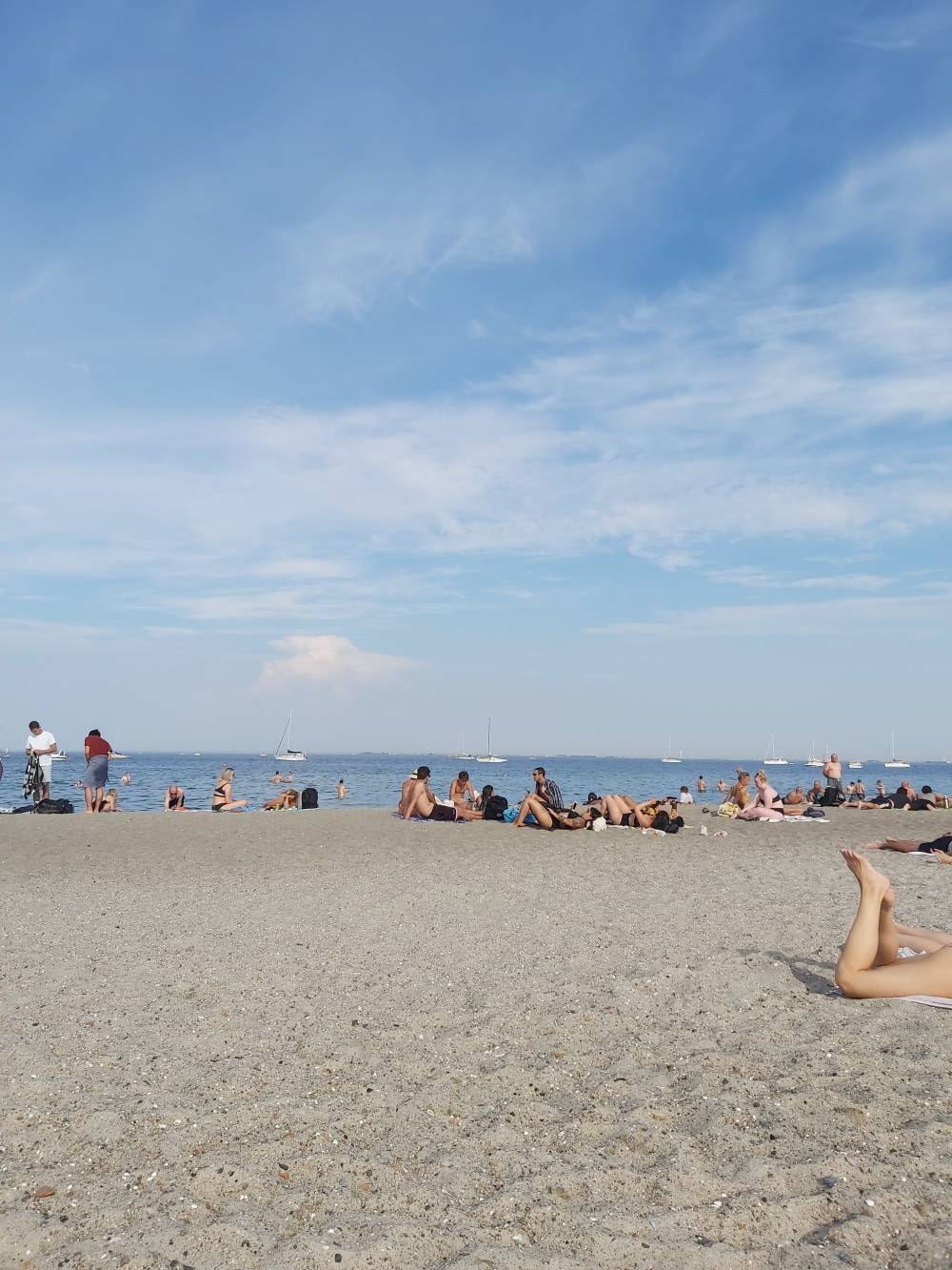 <p>Amager-Strand in Kopenhagen im Sommer. Von dort sieht man sogar bis nach Schweden. <em>Foto: Gerhard</em></p>