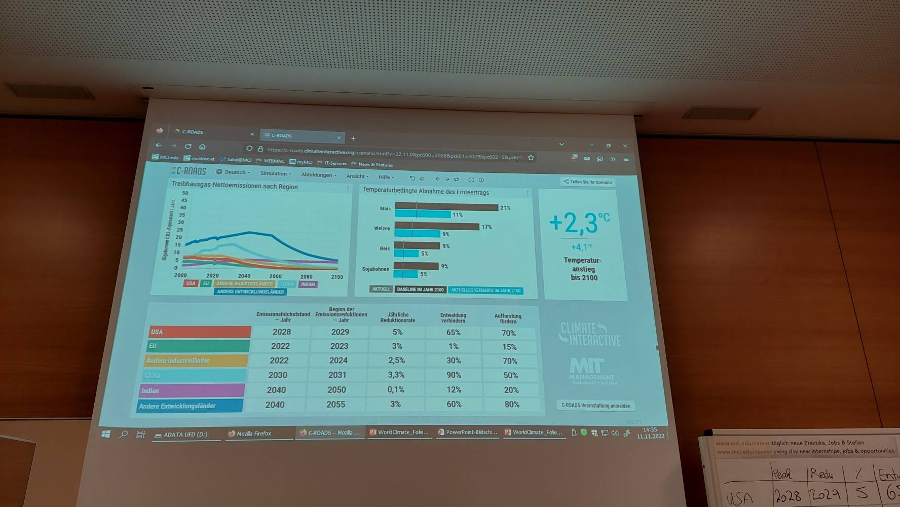 <p><em>Einblicke in den Präsenztag der Lehrveranstaltung Wirtschaftsethik (5. Semester). Foto: MCI/Waldegger</em></p>