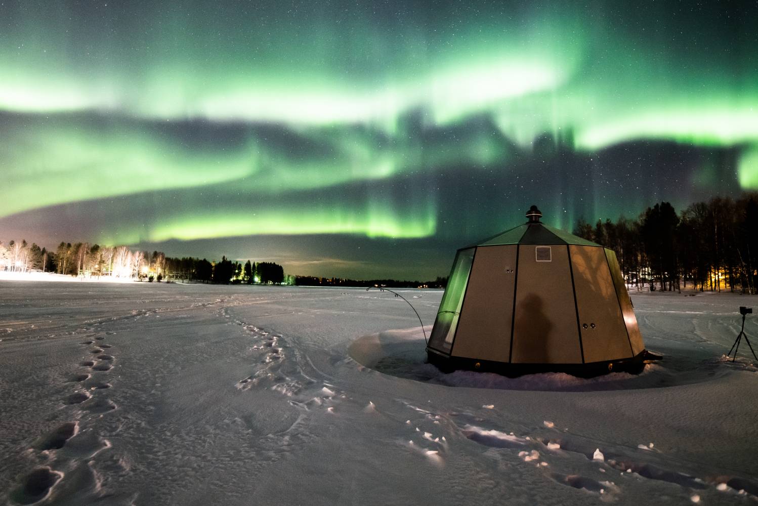 <p><em>Nordlichter in Finnland. Foto: Pexels/Tuomas Haapala</em></p>