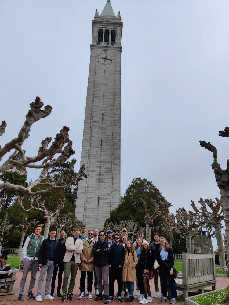 <p>MCiT master's students cohort '21 on study tour in Silicon Valley. © MCiT Students</p>