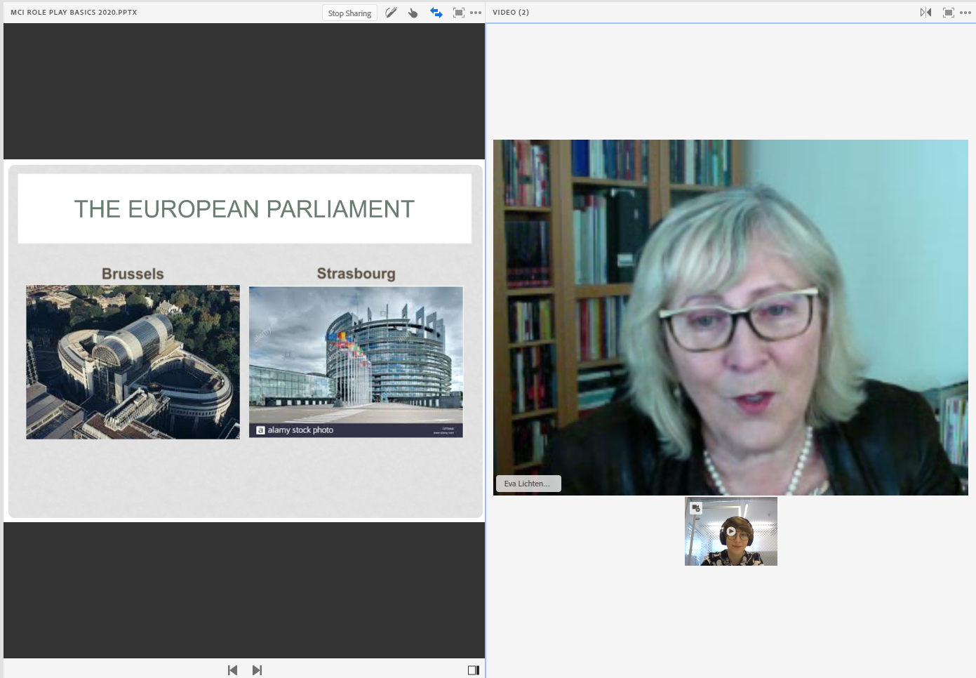 First virtual study tour to Brussels