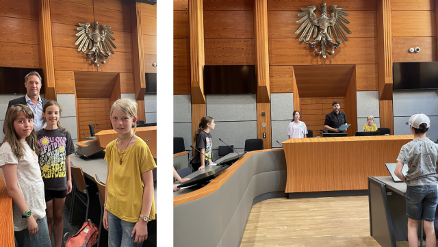 Law simply explained! Moot court for children with Jean Monnet Professor Dr. Frischhut