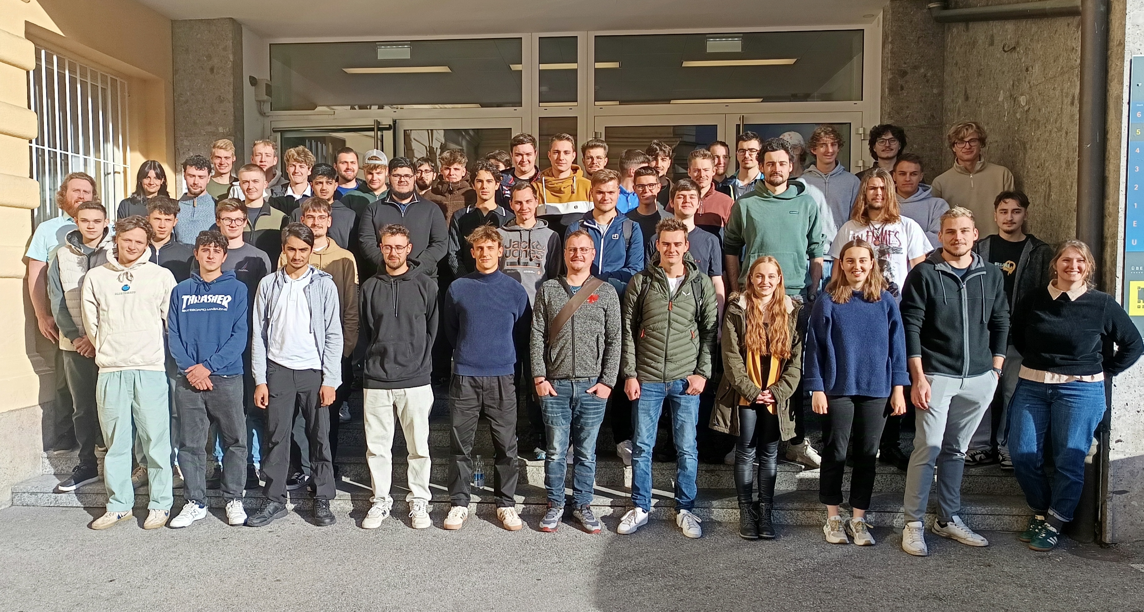 <p>First semester students of the bachelor's program in Mechatronics ©MCI</p>