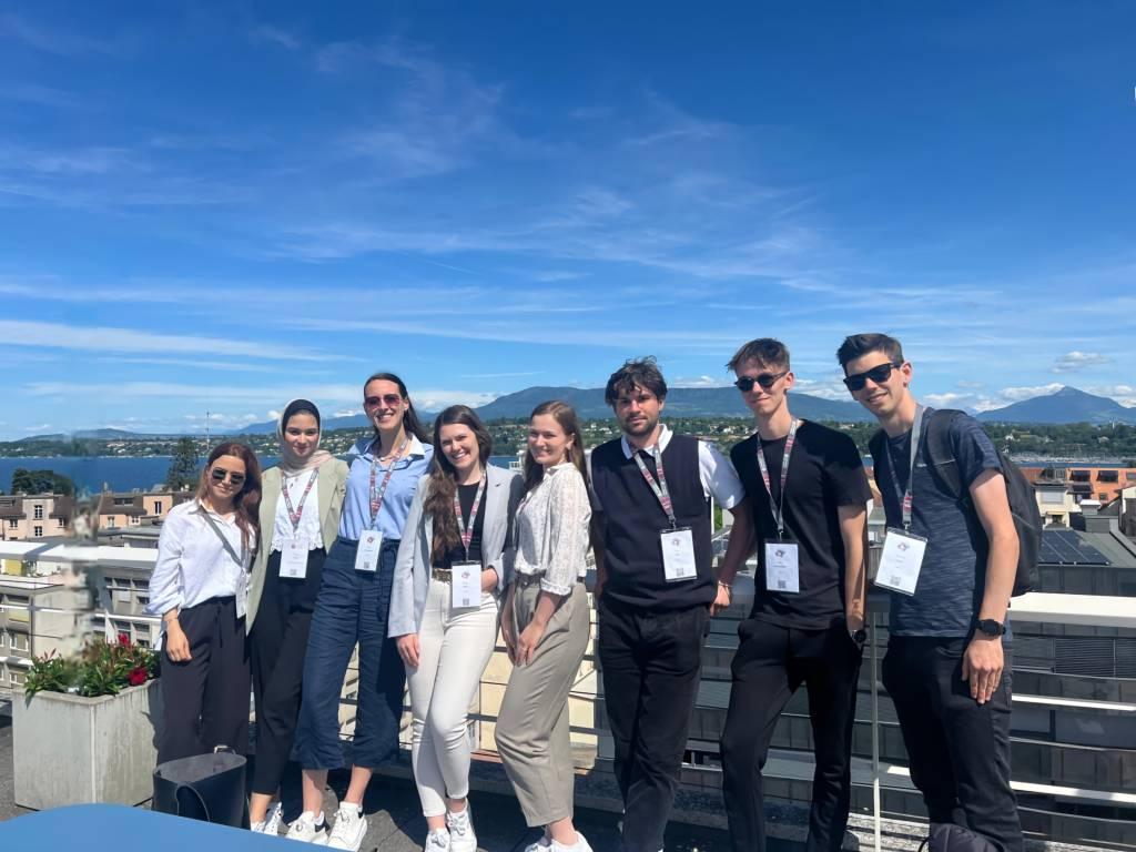 <p>IHSM and Eu-HEM students at the Geneva Health Forum 2024. ©MCI</p>