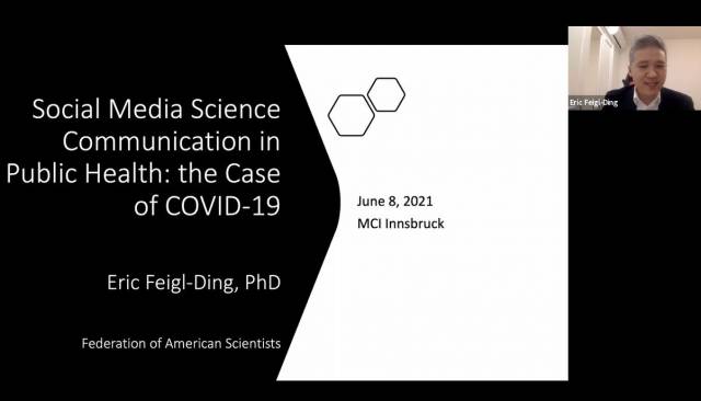 Eric Feigl-Ding about Social Media Science Communication in Public Health during Covid-19