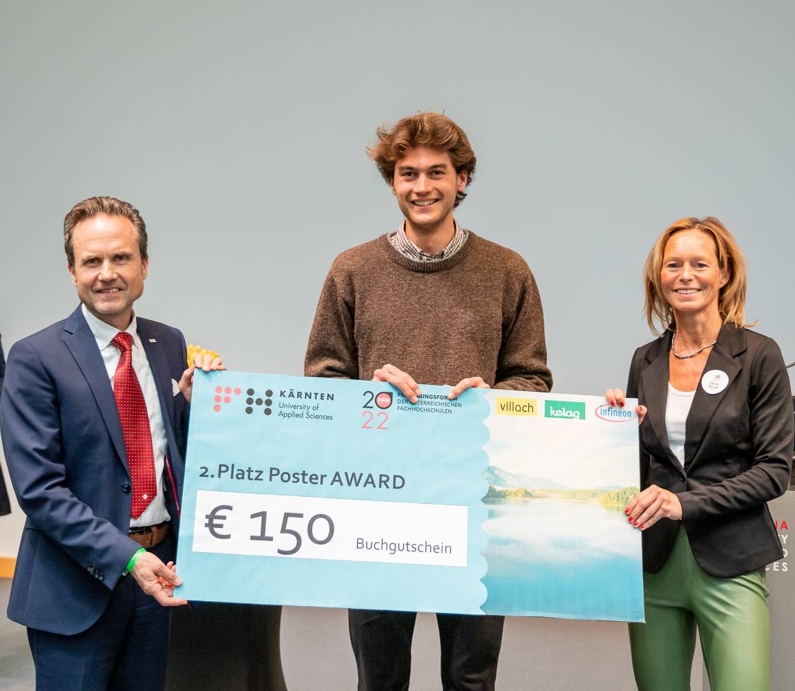 2. Platz bei Poster Award des Forschungsforums 2022