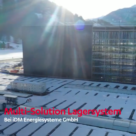 <p>Weiterentwicklung des iDM-Logistikkonzepts: Multi-Solution Intralogistiksystem am Hauptstandort Matrei in Osttirol nun in Betrieb. Teaser-Bild & Video mit freundlicher Unterstützung zur Verfügung gestellt von © iDM & © Hörmann Intralogistics</p>