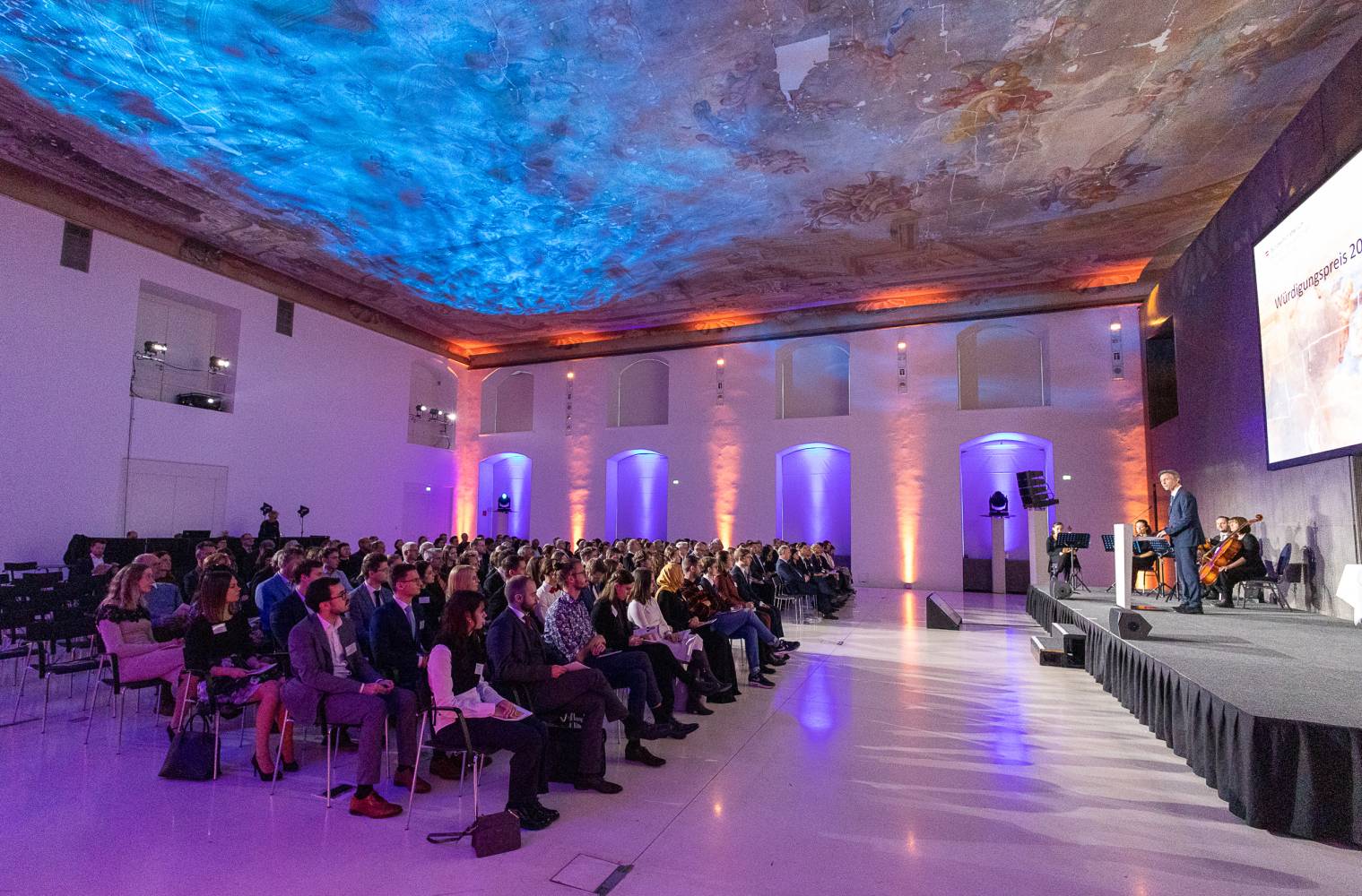 <p>The award ceremony took place on November 22, 2022 in the Aula der Wissenschaften in Vienna. Foto: BMBWF/Martin Lusser</p>