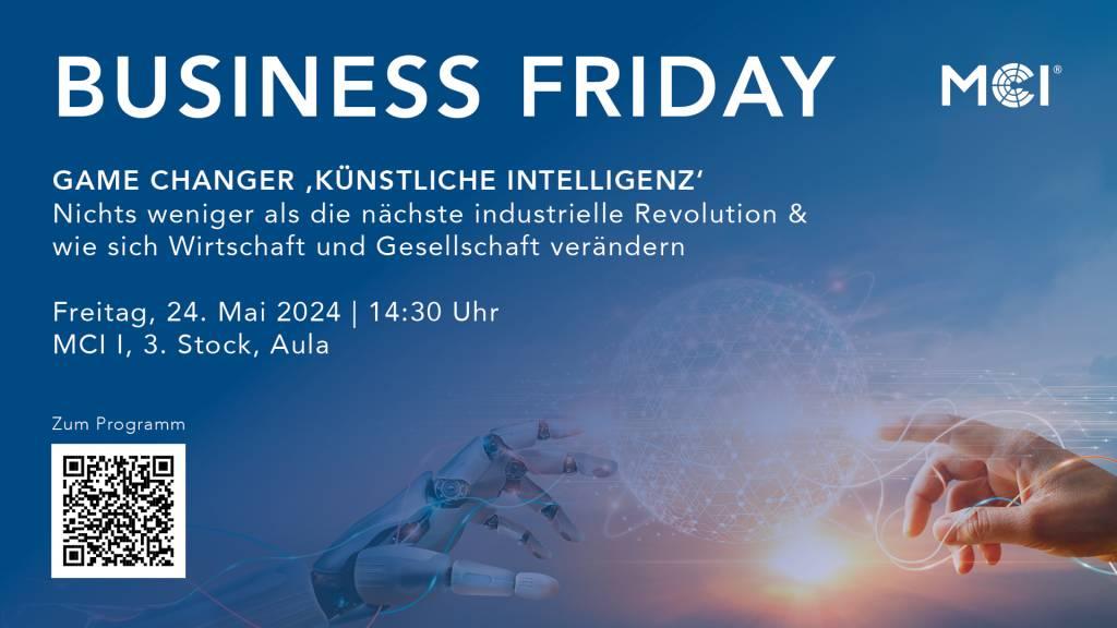 <p>Infos Business Friday © MCI / Janine Kiechl</p>