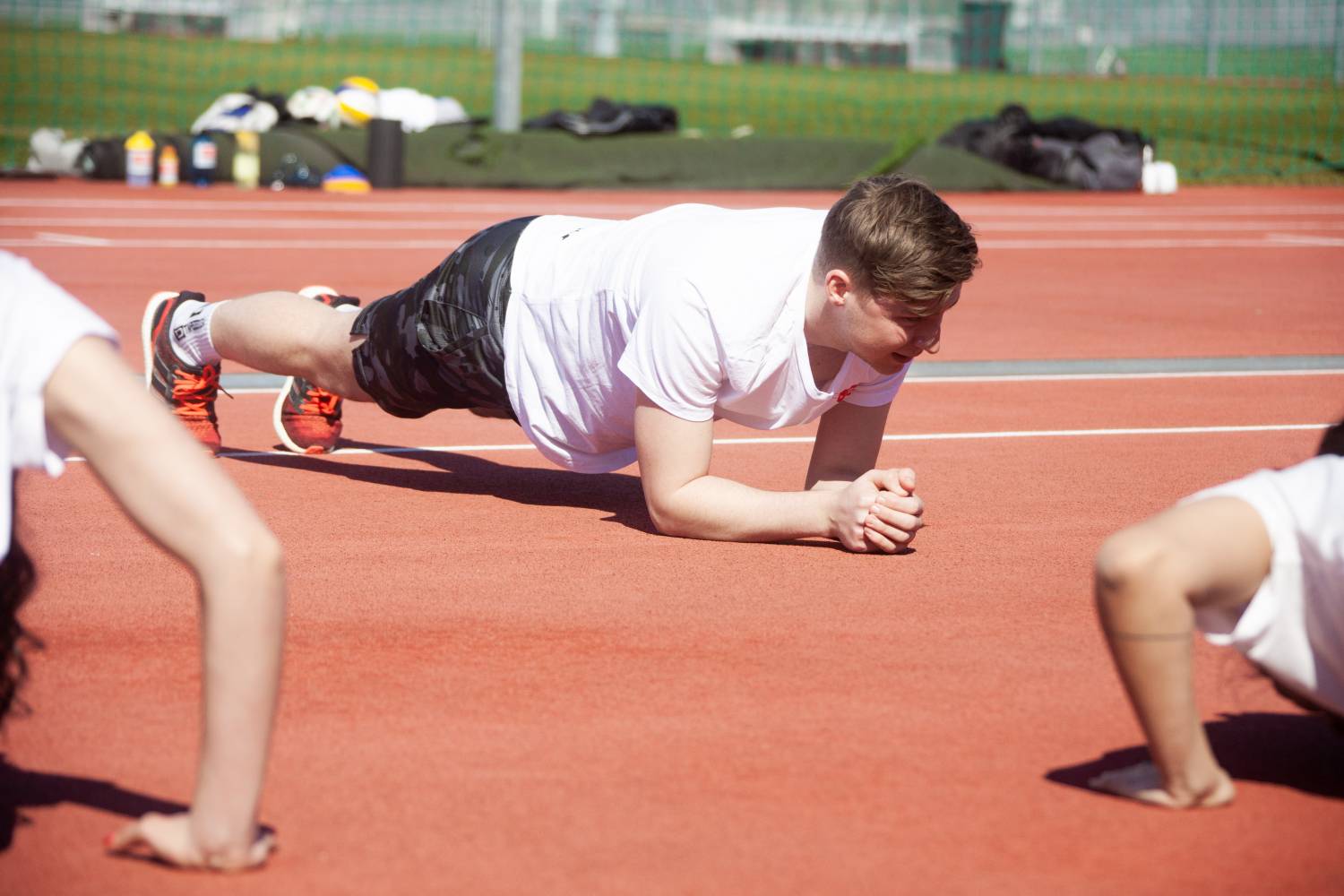 <p><em>Benedikt Weber, Founder of Sports-Mania, in action</em></p>