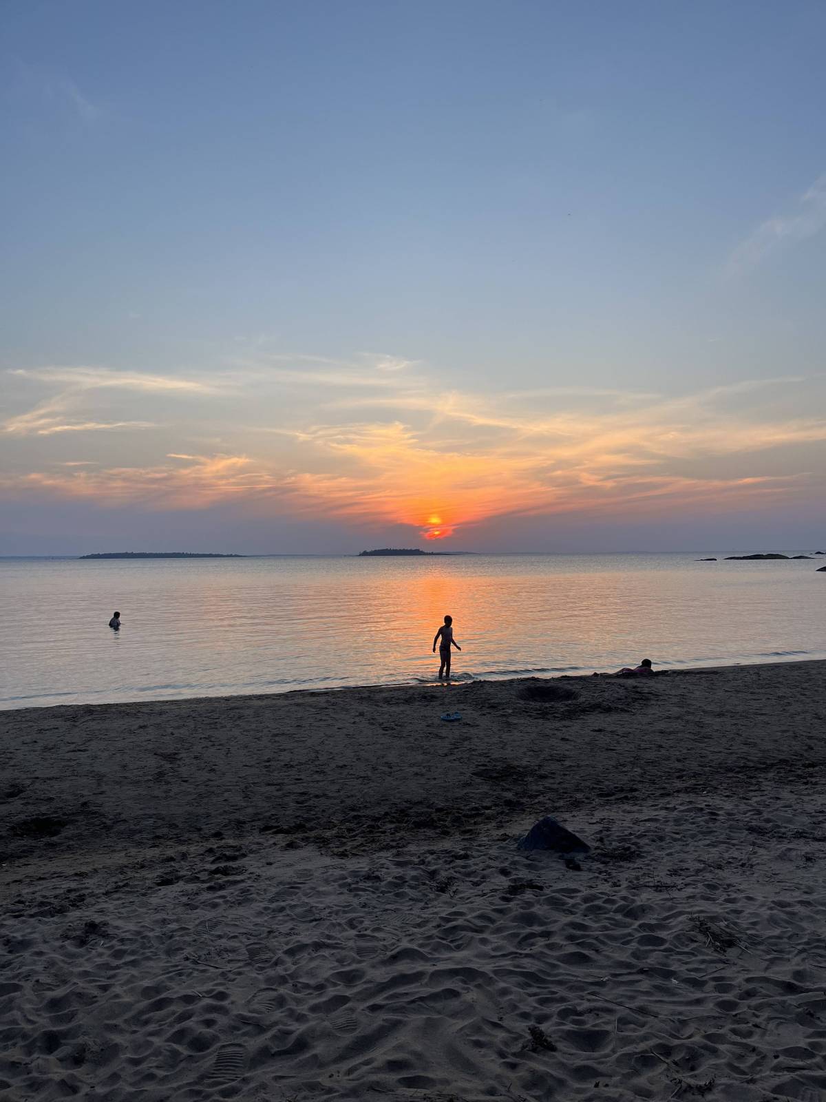 <p>Sonnenuntergang am Strand außerhalb von Kokkola © MCI / Summer</p>