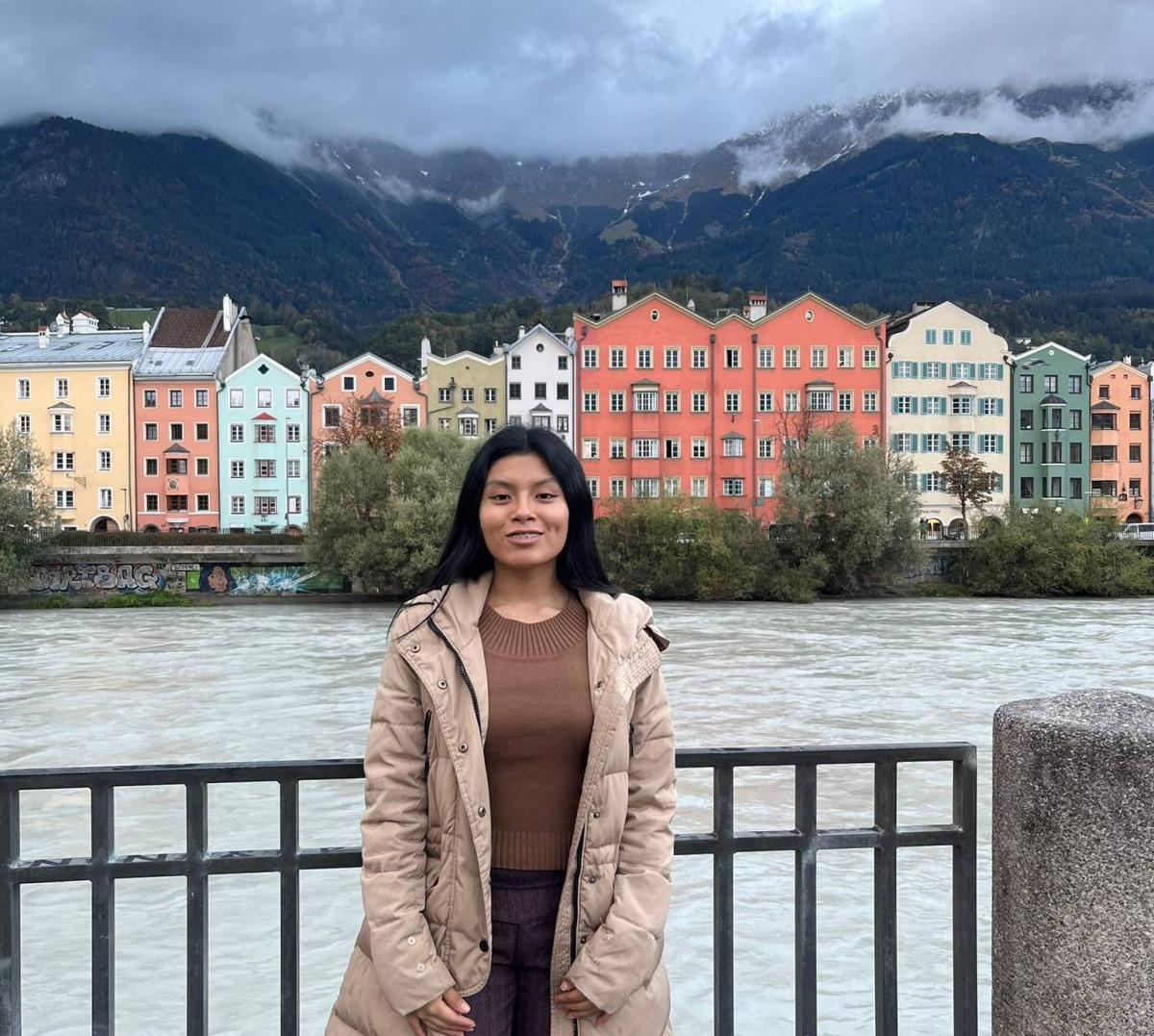 <p>Brisseth, Incoming-Studierende aus Peru in Innsbruck. ©Chaparro</p>