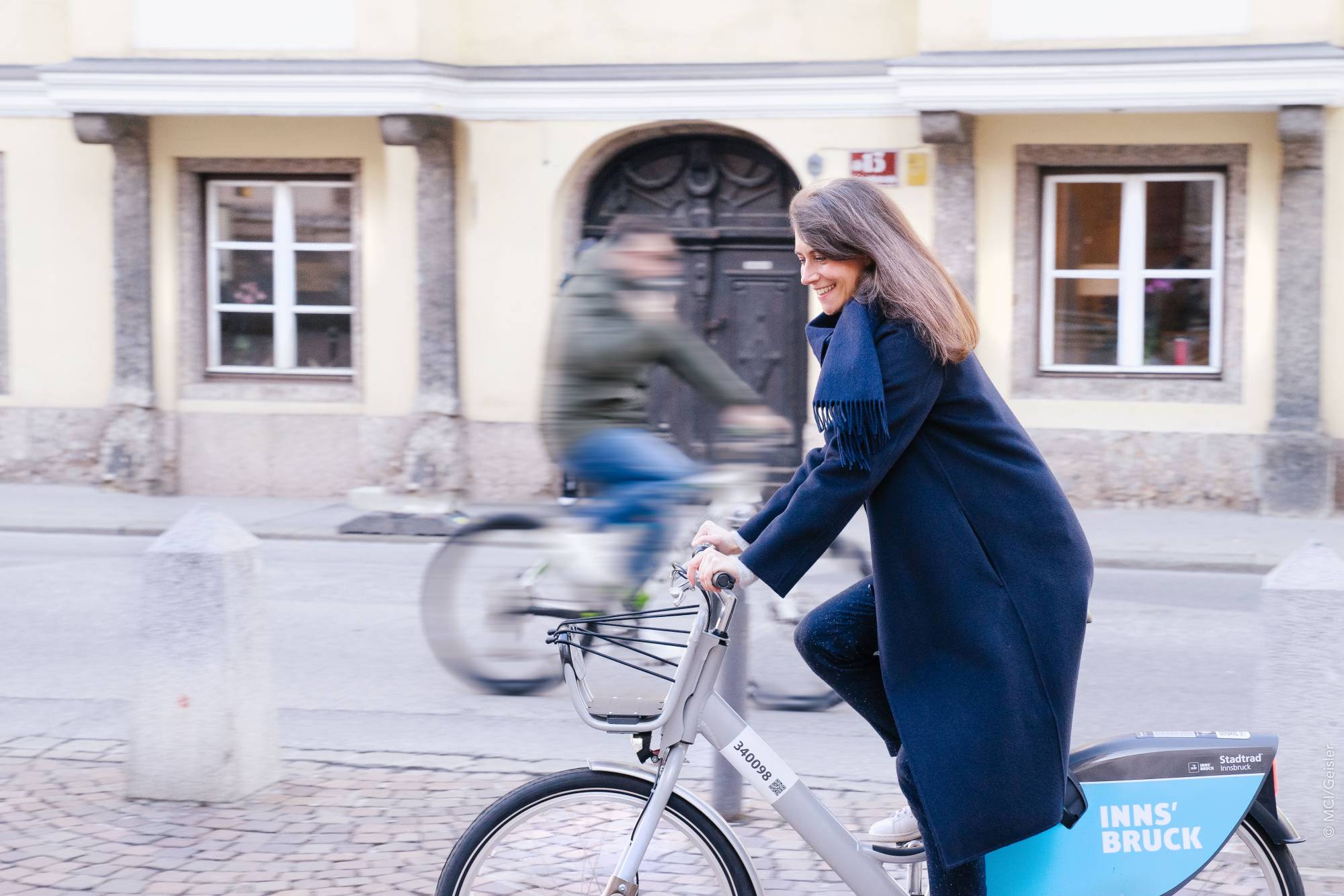 <p>Radfahren ist eine beliebte Mobilitätsform bei MCI Mitarbeitenden und Studierenden © MCI/Anna Geisler</p>