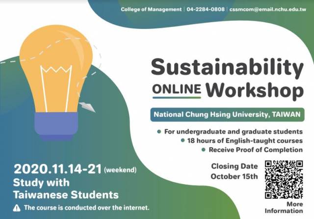 Sustainability Online Workshop