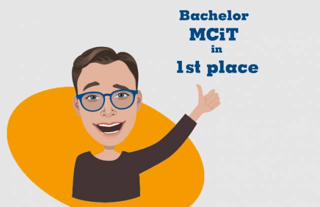 Industry Magazine Ranking: Bachelor MCiT in 1st place