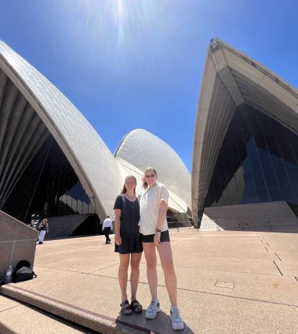 <p>Die Tourismusstudierenden in Sydney Foto: FranziskaThurner</p>