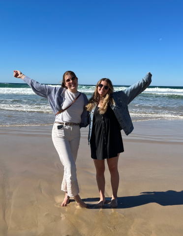 <p>Die Tourismusstudierenden Franziska und Hannah verbrachten ihr Auslandssemester an der Griffith University in Queensland/Australien  Foto: FranziskaThurner</p>