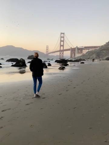 <p>MA student Leonie in San Francisco. Foto: LeonieB</p>