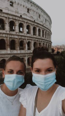 <p><em><em>During the sightseeing of the two tourism students, the Colosseum was not to be missed. (c)Pircher<br /></em></em></p>