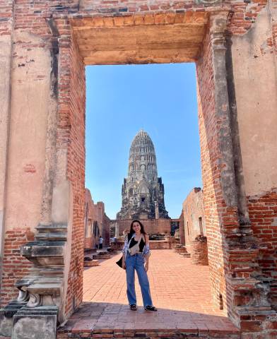 <p>Die Masterstudentin Anna-Sophie genießt ihr Auslandssemester in Thailand ©Franz</p>