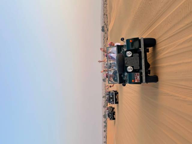 <p><em><em><em><em>MCI Tourism Masterstudents doing a great desert and nature tour in the Dubai Desert, Ph</em></em>oto: MCI Tourismus<br /></em></em></p>