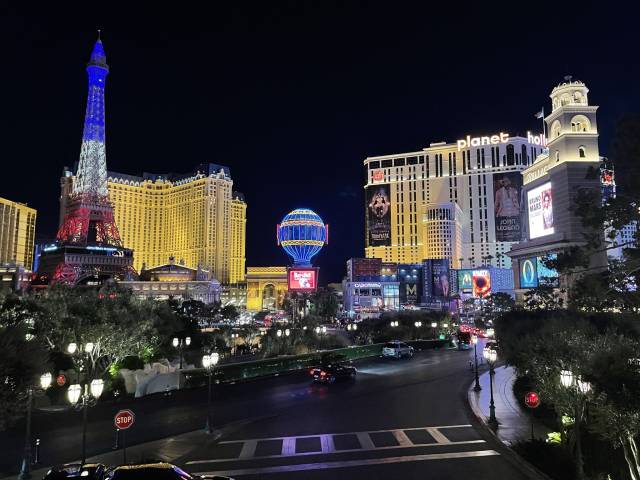 <p>Las Vegas Strip am Abend Foto: StefanieHaselwanter</p>