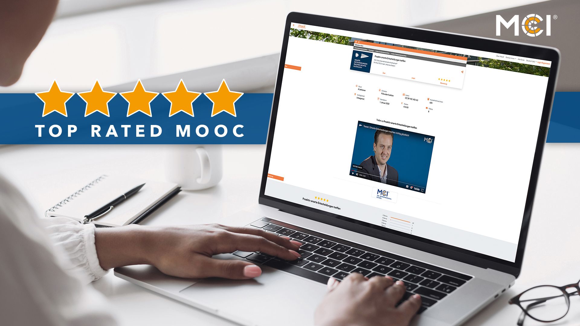 TOP Bewertung für MCI MOOC „Smart Entscheiden“