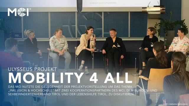 Inclusion and Higher Education: MOB4ALL Multiplier Event at MCI