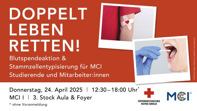 MCI Blutspendeaktion & Stammzellentypisierung