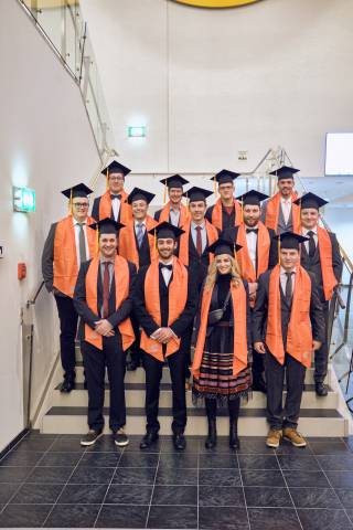 <p>Graduates of the Bachelor's program 