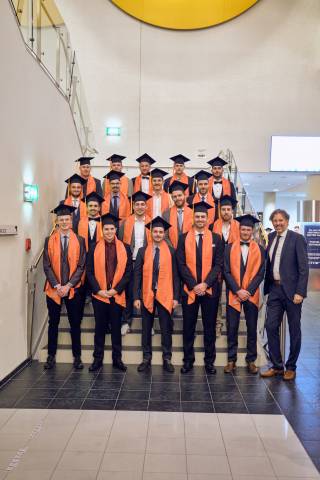 <p>Graduates of the Bachelor's program 