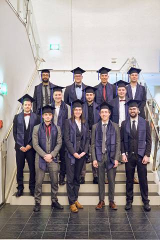 <p>Graduates of the Master's program 